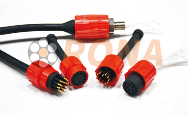 Conector el&eacute;trico subaqu&aacute;tico de borracha Wet-Mate