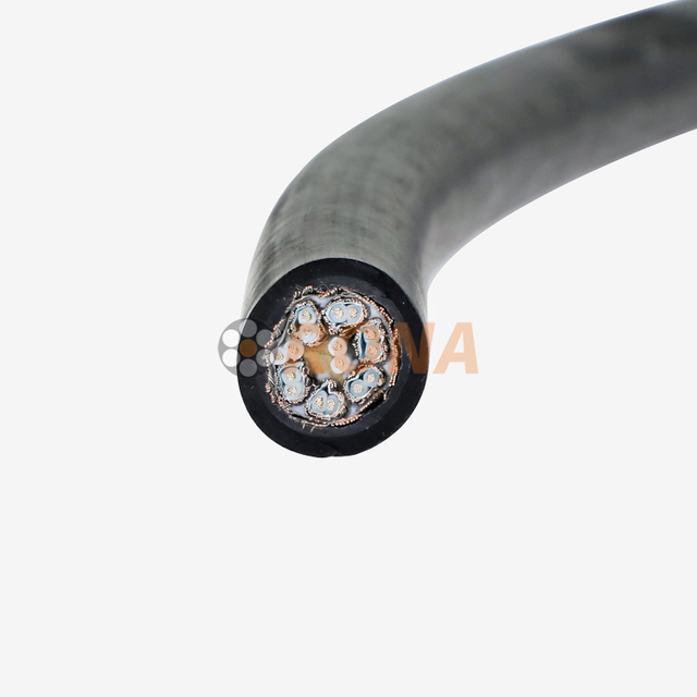 RECH 6 &times; (2 &times; 0,25) P + 2 &times; 2x 0,25 mm2 Cabo transversal &agrave; prova d'&aacute;gua para ilumina&ccedil;&atilde;o subaqu&aacute;tica e c&acirc;mera