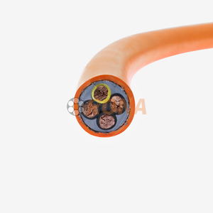Cabo de corrente de arrasto blindado de PVC de alta flexibilidade 4G25mm&sup2;