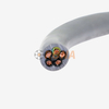 Cabo de controle de corrente de arrasto de PVC 300/500V HFV 5G1.5mm&sup2;