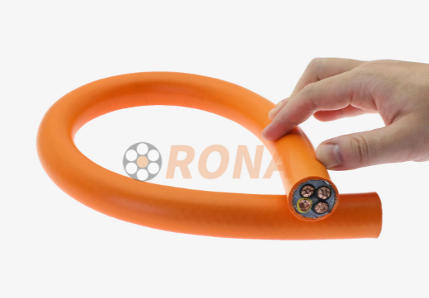 Cabo de corrente de arrasto blindado de PVC de alta flexibilidade 4G25mm&sup2;