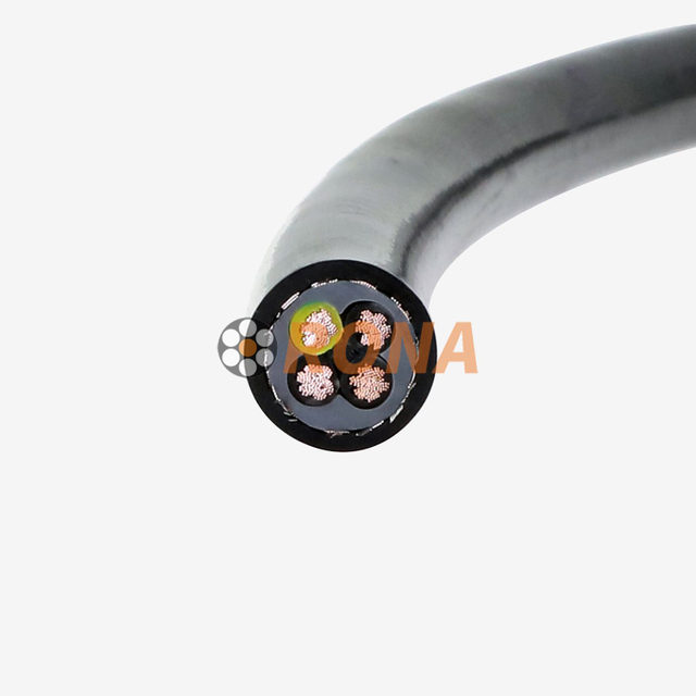 Cabo de corrente de arrasto de energia blindado PUR HFMUP 4G4mm&sup2;
