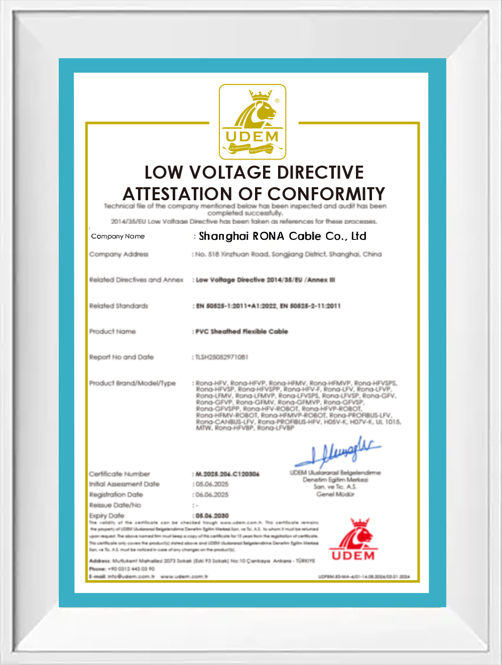 Nosso certificado