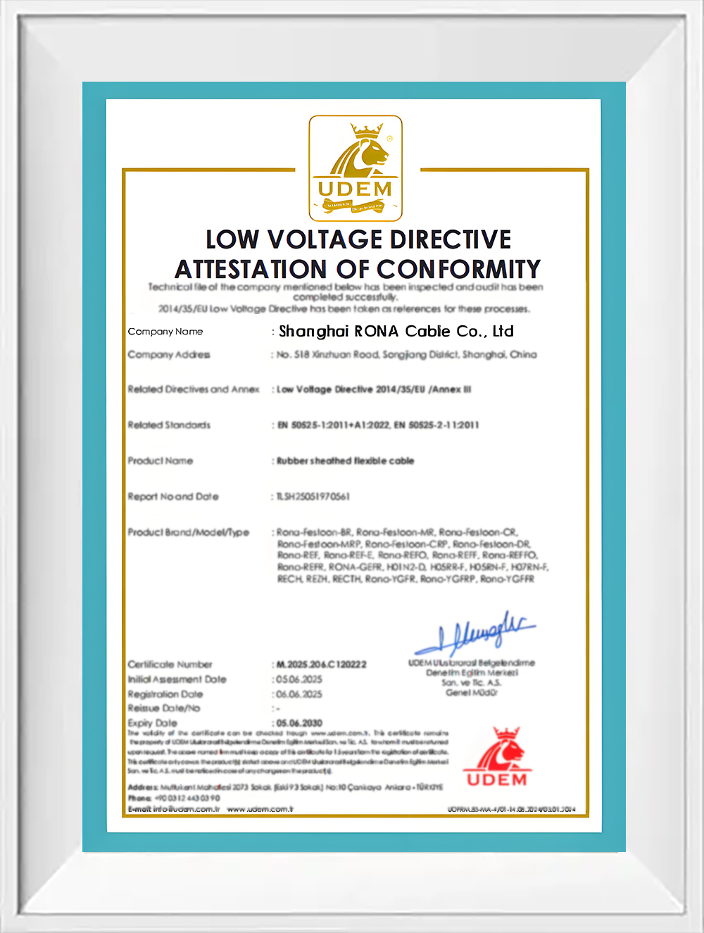 Nosso certificado