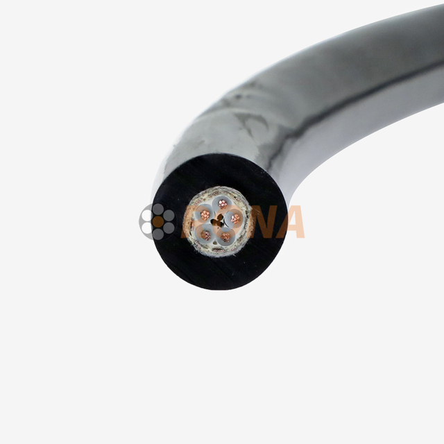 RONA Baixa Tens&atilde;o REZH 5*0,5mm2 Cabo Longitudinal resistente &agrave; press&atilde;o &agrave; prova d'&aacute;gua para equipamentos subaqu&aacute;ticos