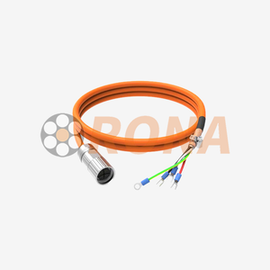 Conjunto de cabo de servoacionamento com prote&ccedil;&atilde;o contra EMI e alta flexibilidade, resistente a &oacute;leo