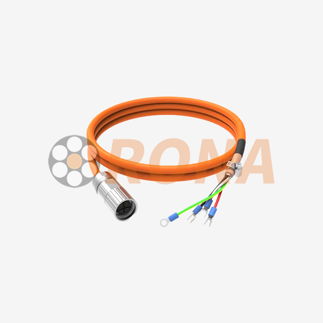 Conjunto de cabo de servoacionamento com prote&ccedil;&atilde;o contra EMI e alta flexibilidade, resistente a &oacute;leo