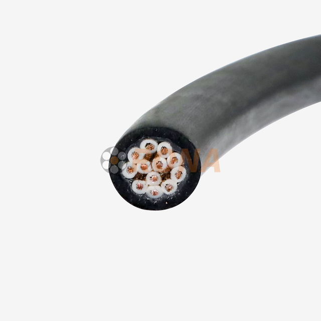 Cabo revestido de borracha flex&iacute;vel H05RN-F para alimenta&ccedil;&atilde;o flex&iacute;vel e para servi&ccedil;os leves 