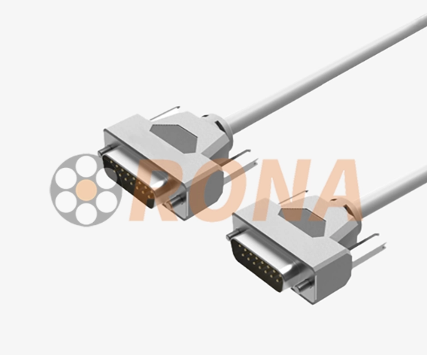 Conjunto de cabo de conex&atilde;o blindado DB9 para equipamentos de automa&ccedil;&atilde;o