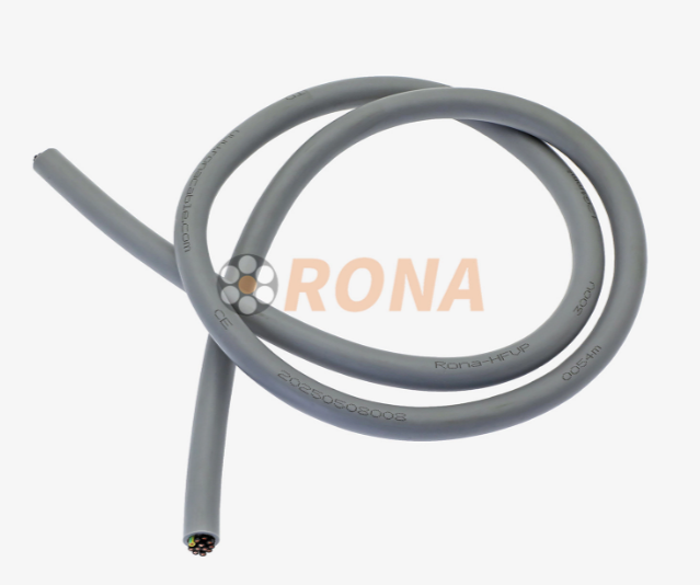 300/500V HFV 12G1mm&sup2; cabo de controle de corrente de arrasto de PVC protegido