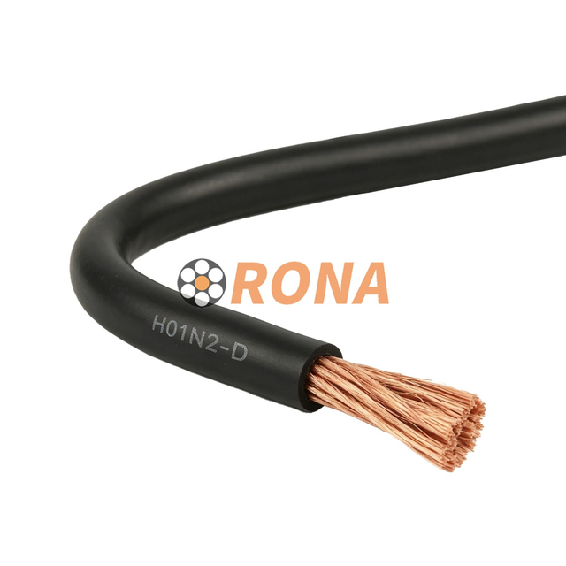 450/750V H01N2-D 35mm&sup2; Cabo de soldagem de borracha de cobre estanhado super flex&iacute;vel 
